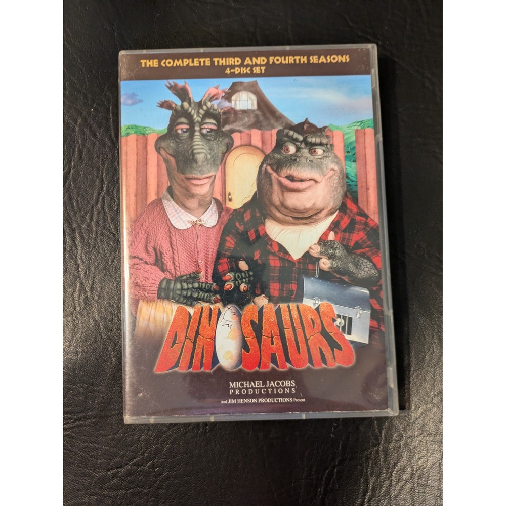 Dinosaurs The Complete Third and Fourth Seasons 4-Disc DVD Set Jim Henson Disney